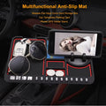 Silicone Car Anti-Slip Mat Auto Phone Holder Non Slip Sticky anti Slide Dash Phone Mount Parking Number Card Car Pad Mat Gadgets