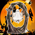 Ghost on a Tree Swing - Swinging Shadows 2025 New Cute Spooky Figurine for Halloween Indoor Outdoor Decorative Sculptures Gift Ornaments 11