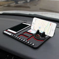 Silicone Car Anti-Slip Mat Auto Phone Holder Non Slip Sticky anti Slide Dash Phone Mount Parking Number Card Car Pad Mat Gadgets