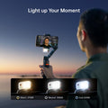 Hohem Isteady V3 Ultra Gimbal,Detachable Touchscreen Remote,Advanced AI Tracking with Any App,360° Infinite Pan Tracking,Select People&Obeject on Touchscreen to Track,3-Color Fill Light,3-Axis Stabilization, Compatible with Most Iphone&Android Series