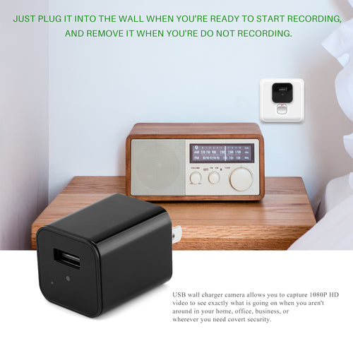 HD 1080P Hidden Camera – USB Charger Home Security