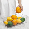 Refrigerator Organizer Bins, 8Pcs Clear Bins, Pantry Kitchen Organization and Storage, 12.5