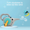 Bubble Machine Baby Bath Toy Creative Bubble Maker with Blowpipe Blower