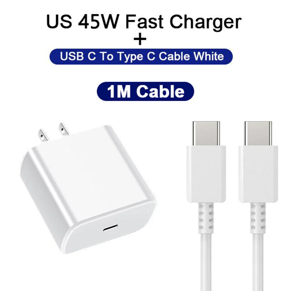 45W USB-C Mobile Phone Charger Plug Fast Charging Plug Mobile Phone Charger Adapter Suitable for Phone Tablet Fast Charging Plug