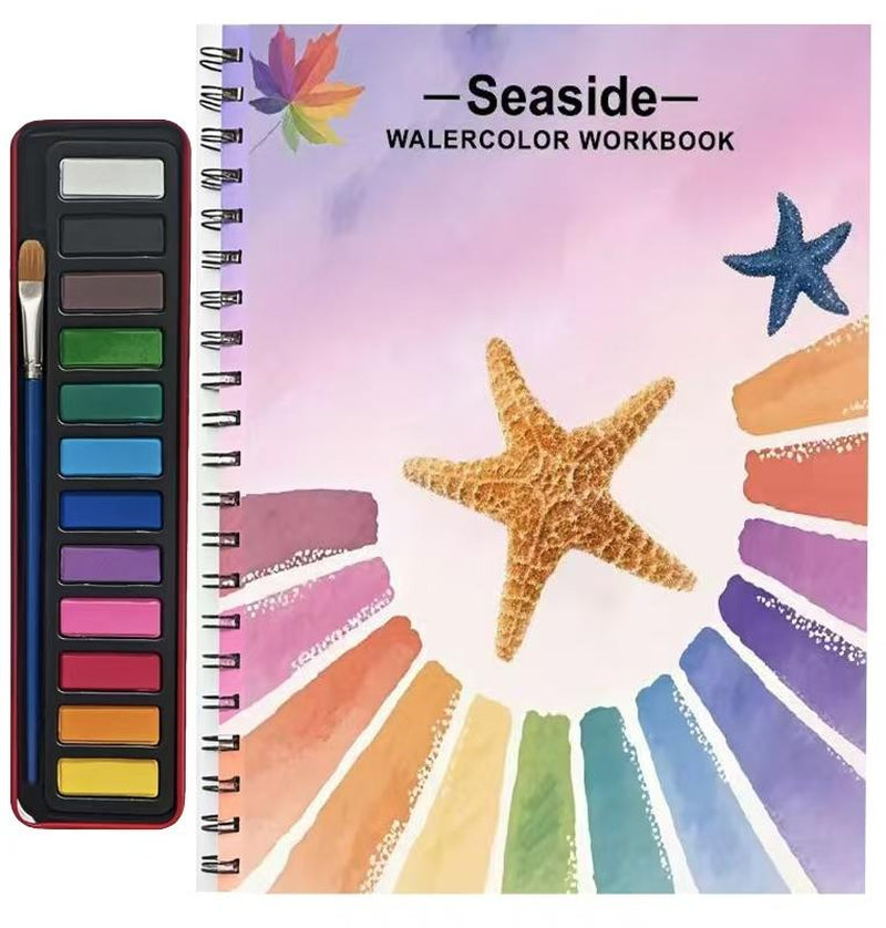 Watercolor Workbook Bouquets Watercolor Workbooks and Painting Kit Art Supplies Coloring Books Limited