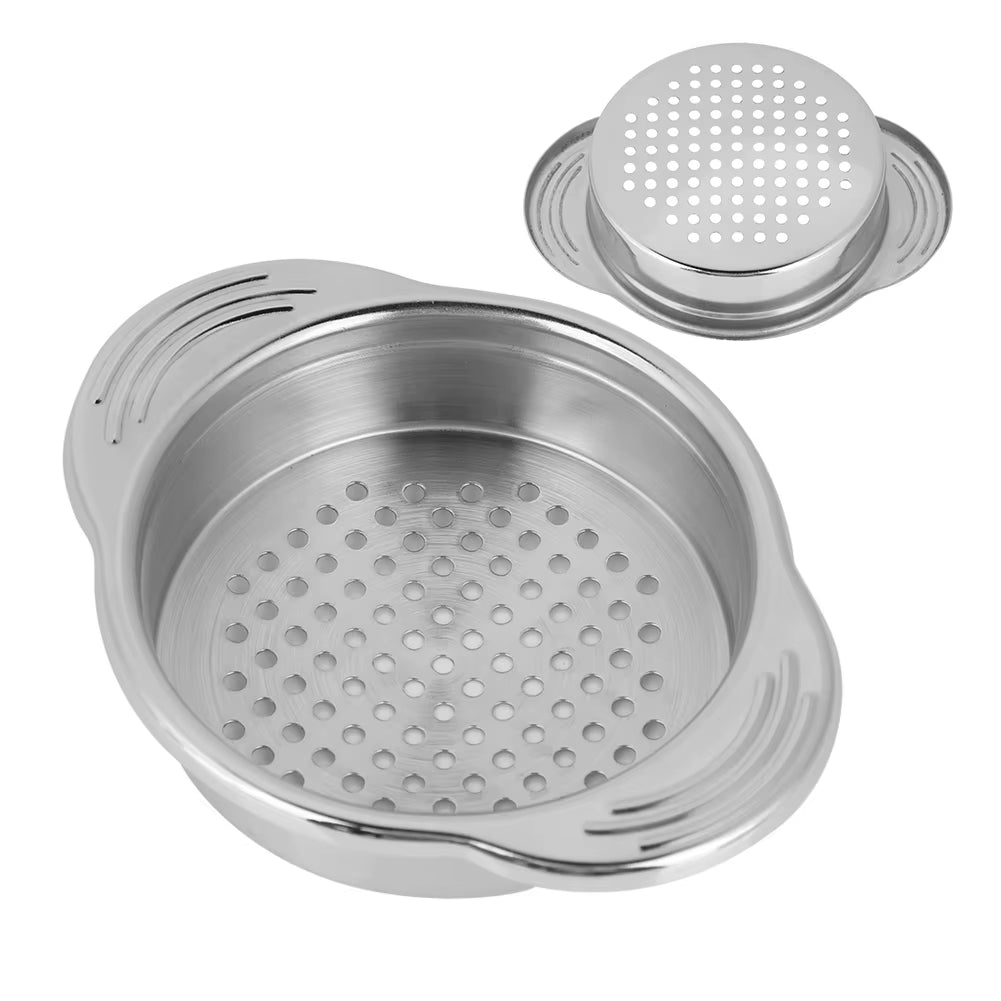Stainless Steel Food Can Strainer Canned Food Drainer Tuna Can Oil Press Squeezer Kitchen Accessories
