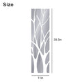 Tree Branches 3D Mirror Wall Sticker, Self Adhesive Acrylic Mirror Art Mural Decals