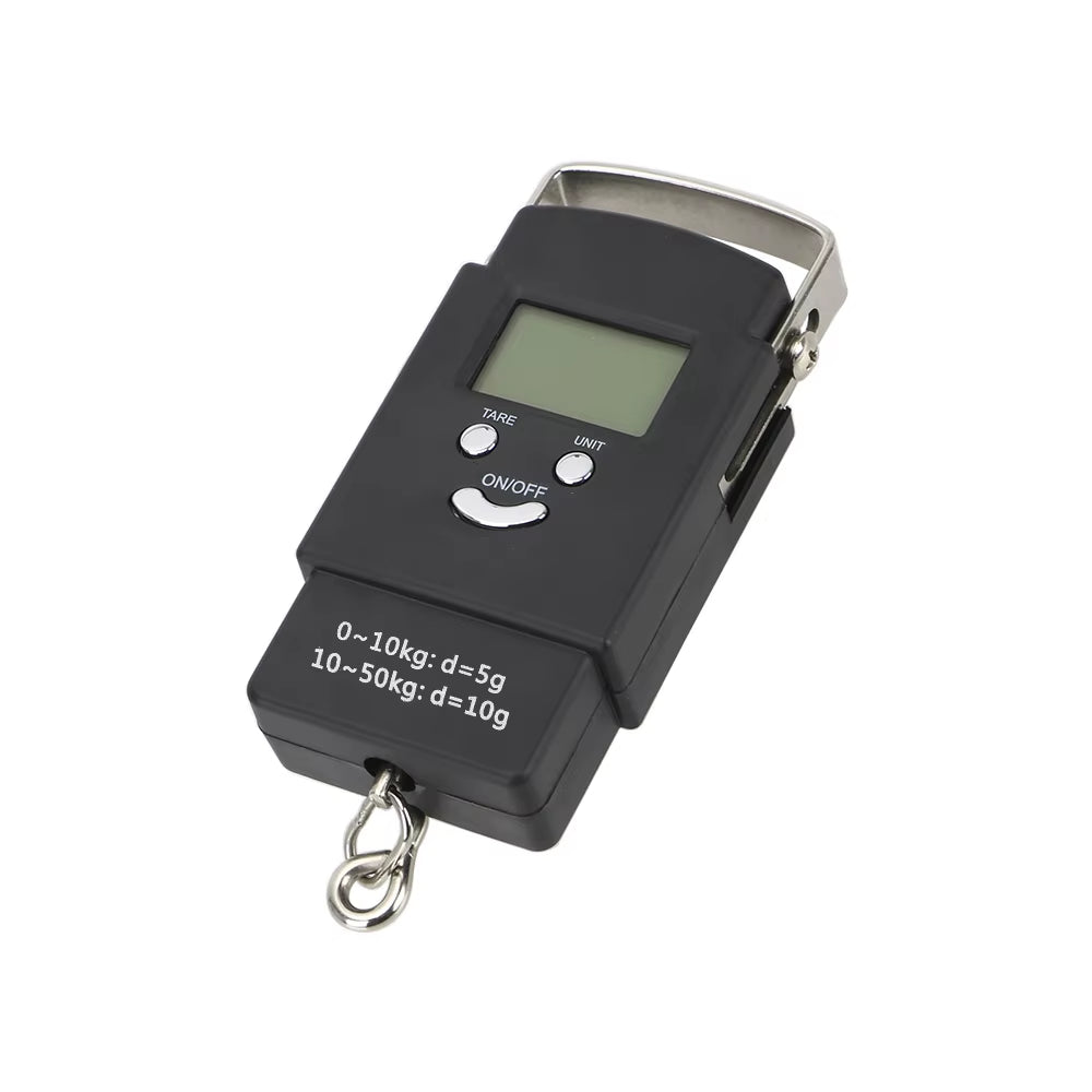 Hanging Digital Weighing Scale Home Tool 50Kg/110Lb LCD Electronic Scale for Fishing Luggage Travel Portable