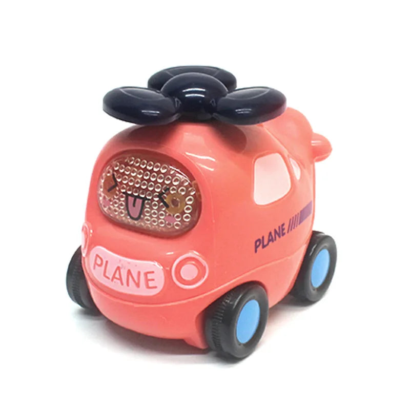 Kids Toys Cars Cartoon Press Inertia Car Toy Fire Engine Ambulance Cars Models Montessori Baby Toys for Boys Girls 1 to 3 Years