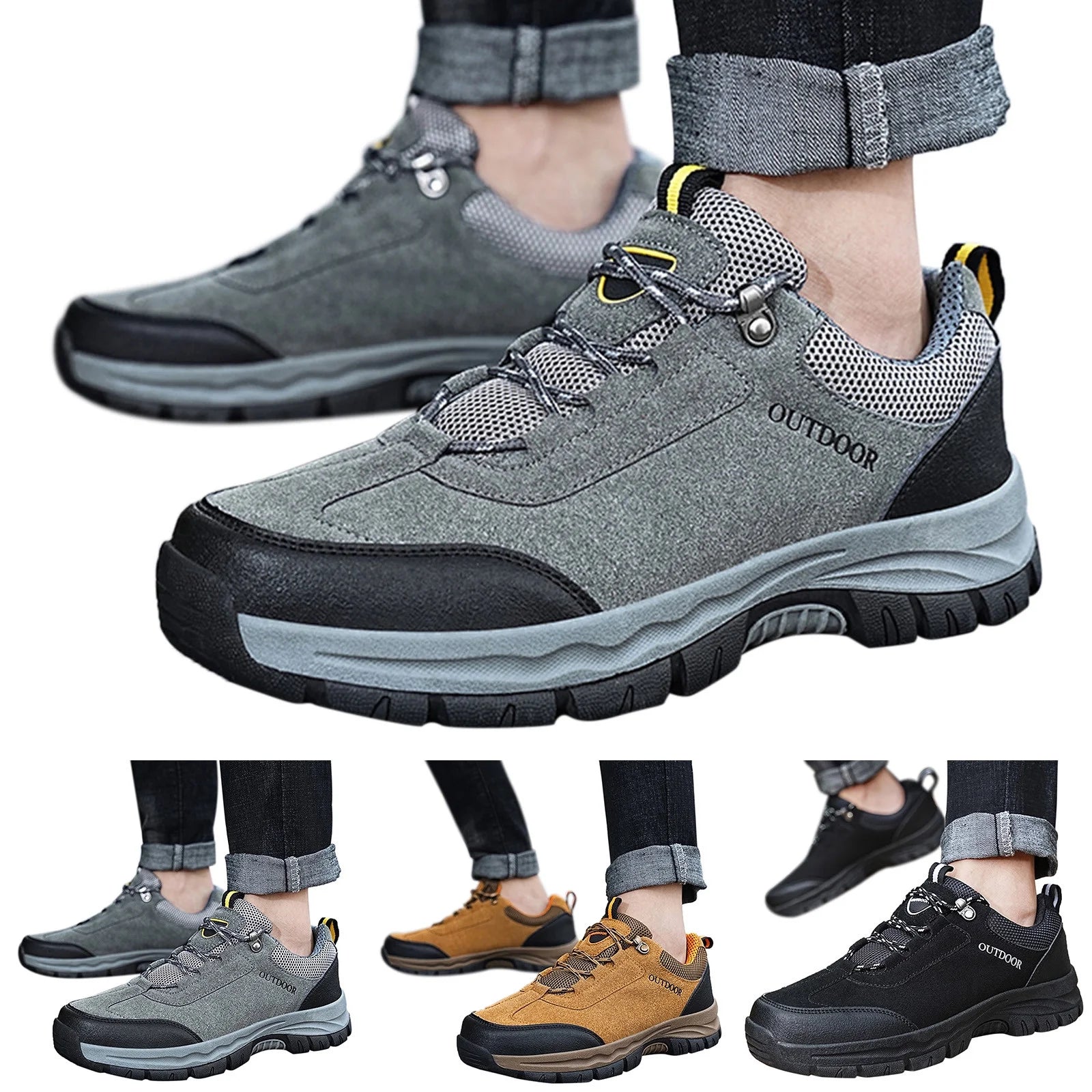 Mesh Casual Men Shoes Casual Black 43