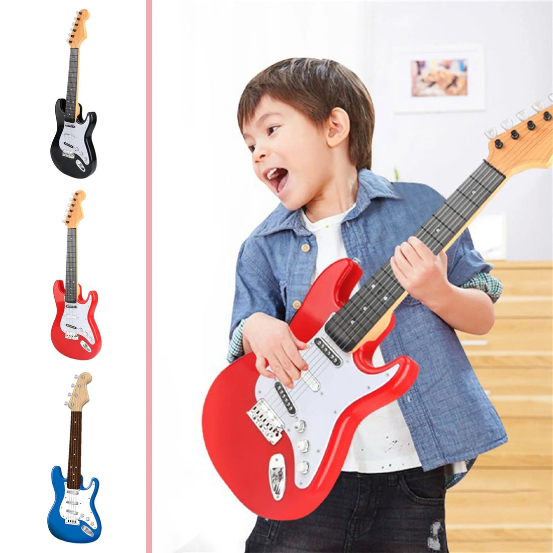 Adjustable Toy Musical Instruments, Plastic Black, 7.09" X 1.97" X 18.31"
