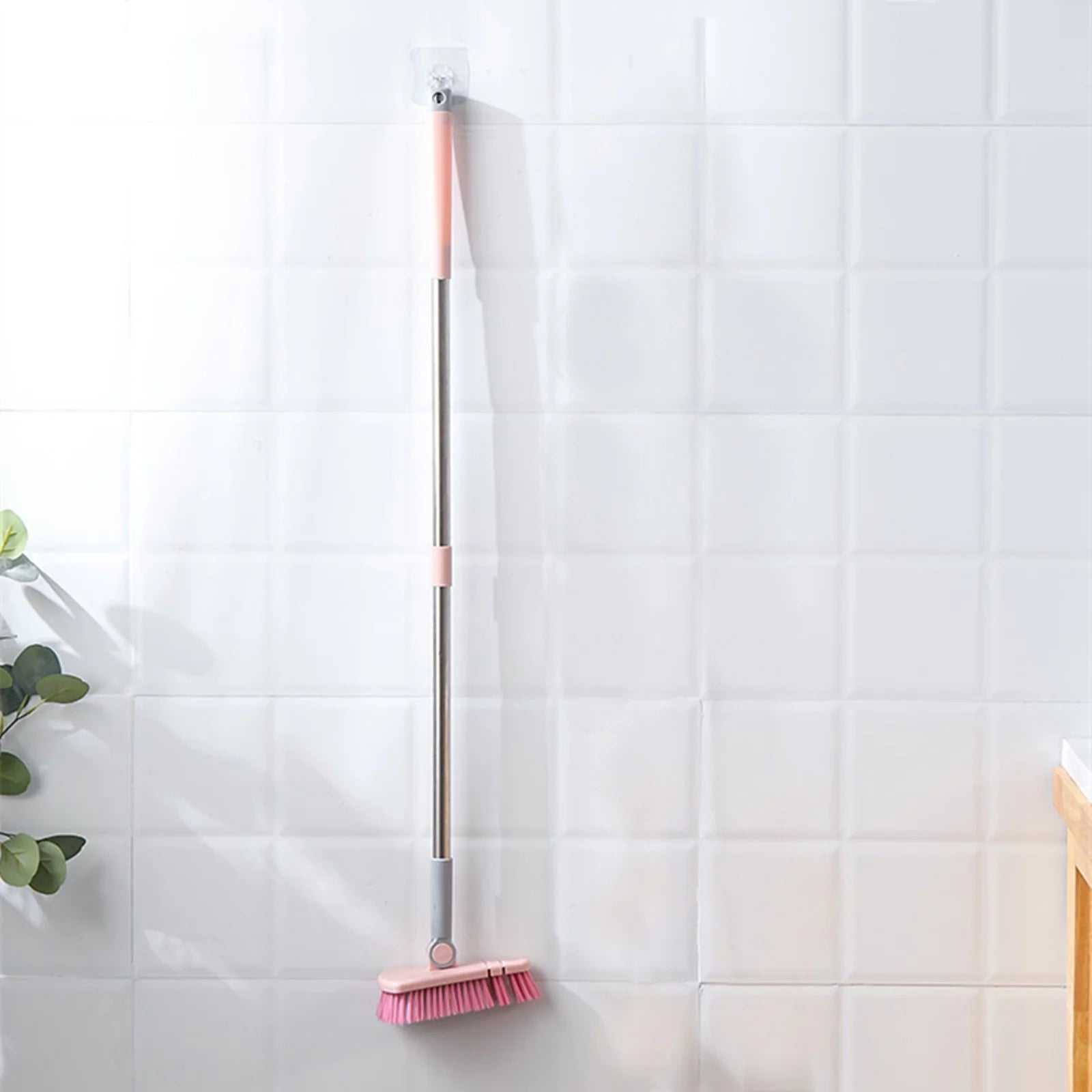 Up to 65% off  Tub Tile Cleaner Brush with Long Handle ,Shower Brush Cleaner Toolfor Bathroom Bathtub Toilet Floor Kitchen Baseboard Cleaner Cleaning Supplies on Clearance