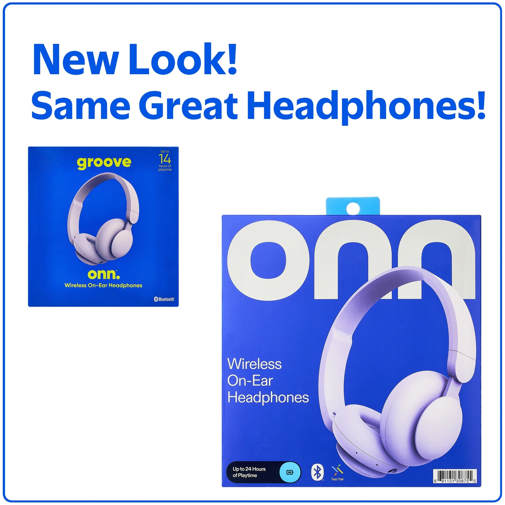 Wireless On-Ear Headphones, Lilac