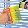 Microfibre Venetian Blind Cleaner Window Conditioner Duster Shutter Clean Brush Washable Venetian Blind Blade Cleaning Cloth
