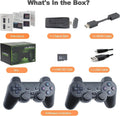 Wireless Controllers Video Game Console, Black