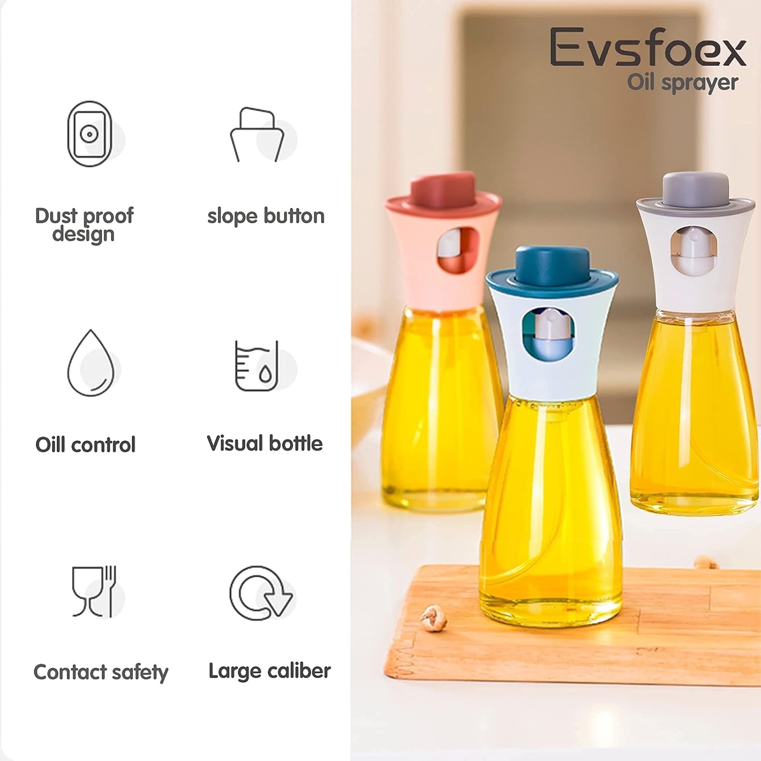 Oil Sprayer for Cooking 150Ml Olive Oil Spray Bottle Oil Sprayer Mister Oil Sprayer 
