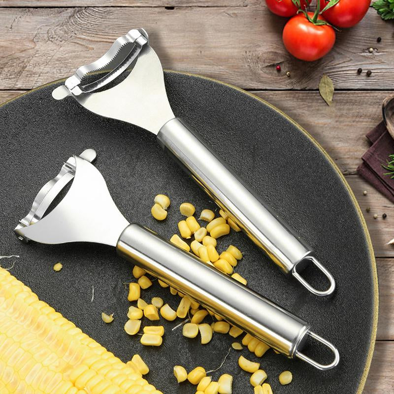2 Counts Corn Peeler Corn Thresher, Ergonomic Handle, Kitchen Gadget Cutter Tool