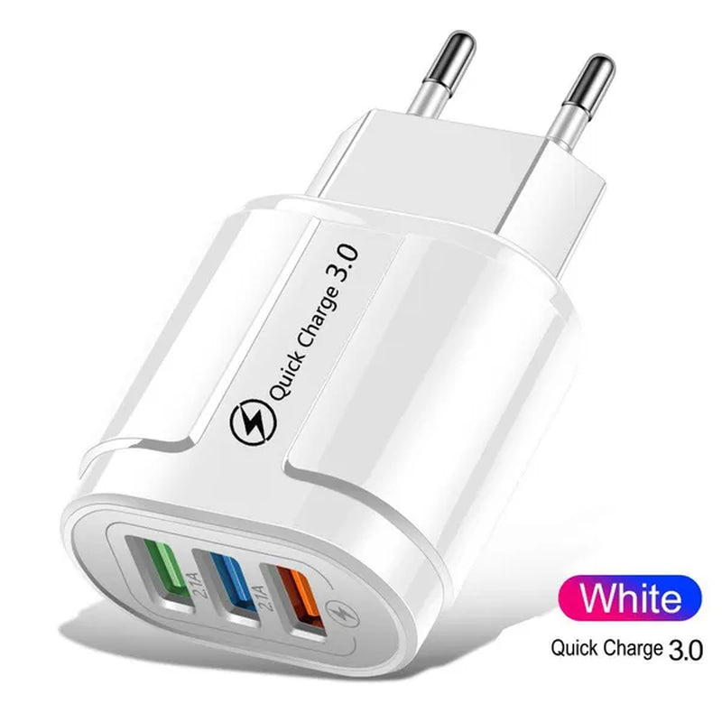 USB Fast Charger Quick Charge Universal Wall Mobile Phone Tablet Chargers for Phone Charging Charger