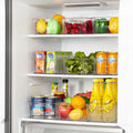 Refrigerator Organizer Bins, 8Pcs Clear Bins, Pantry Kitchen Organization and Storage, 12.5