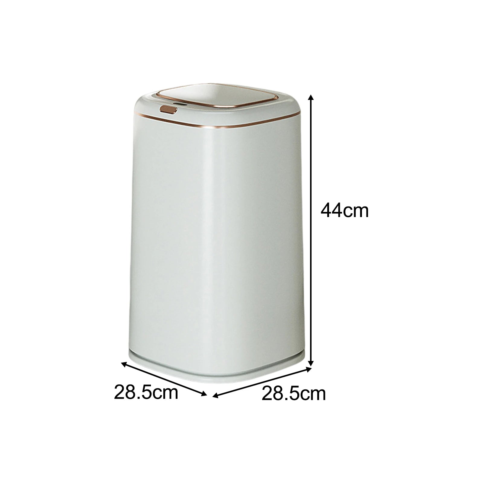 Smart Trash Can Touchless Motion Sensor Trash Can with Automatic Lid Kitchen Garbage Bin Waterproof for Office Bathroom Bedroom