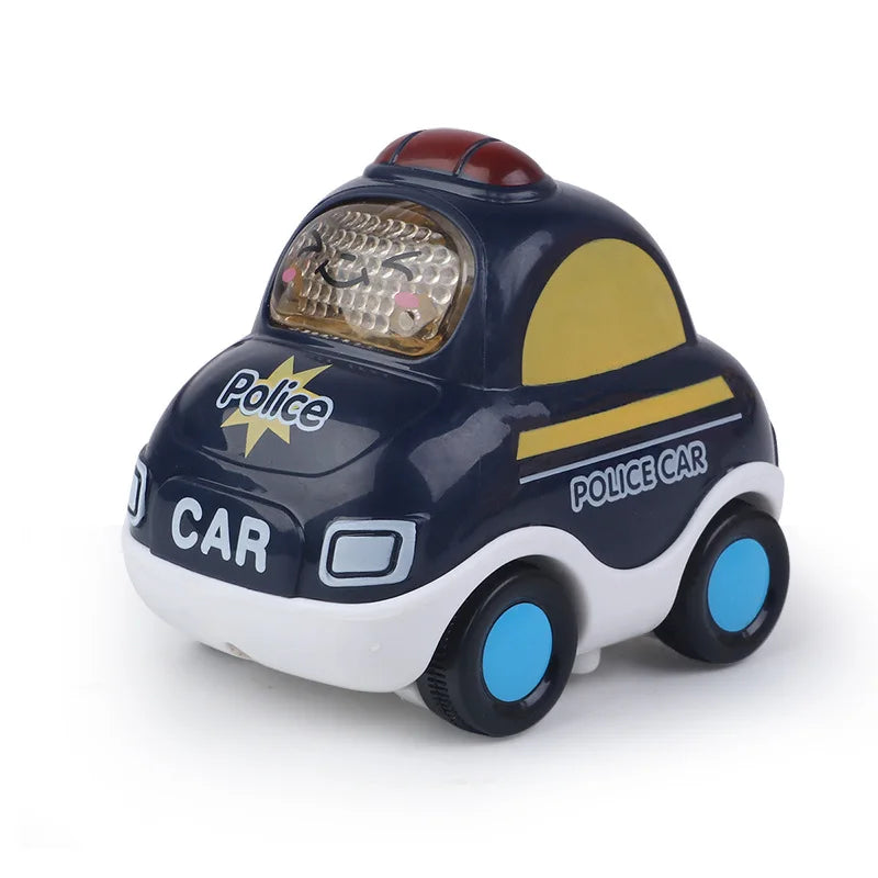 Kids Toys Cars Cartoon Press Inertia Car Toy Fire Engine Ambulance Cars Models Montessori Baby Toys for Boys Girls 1 to 3 Years