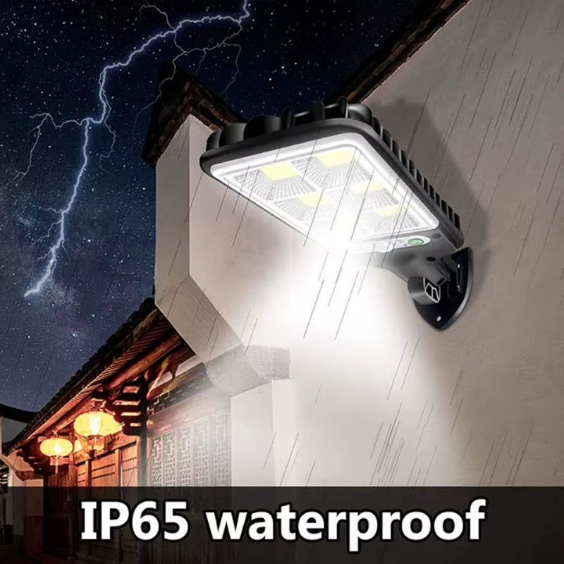 Outdoor LED Lights Waterproof Lights with Motion Sensors and Remote Control Induction Lights for Gardens Terrace Garage Lighting