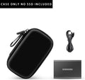 Case Compatible with Samsung T7/ T7 Touch Portable SSD 1TB 2TB 500GB USB 3.2 External Solid State Drive, Travel Carrying Case