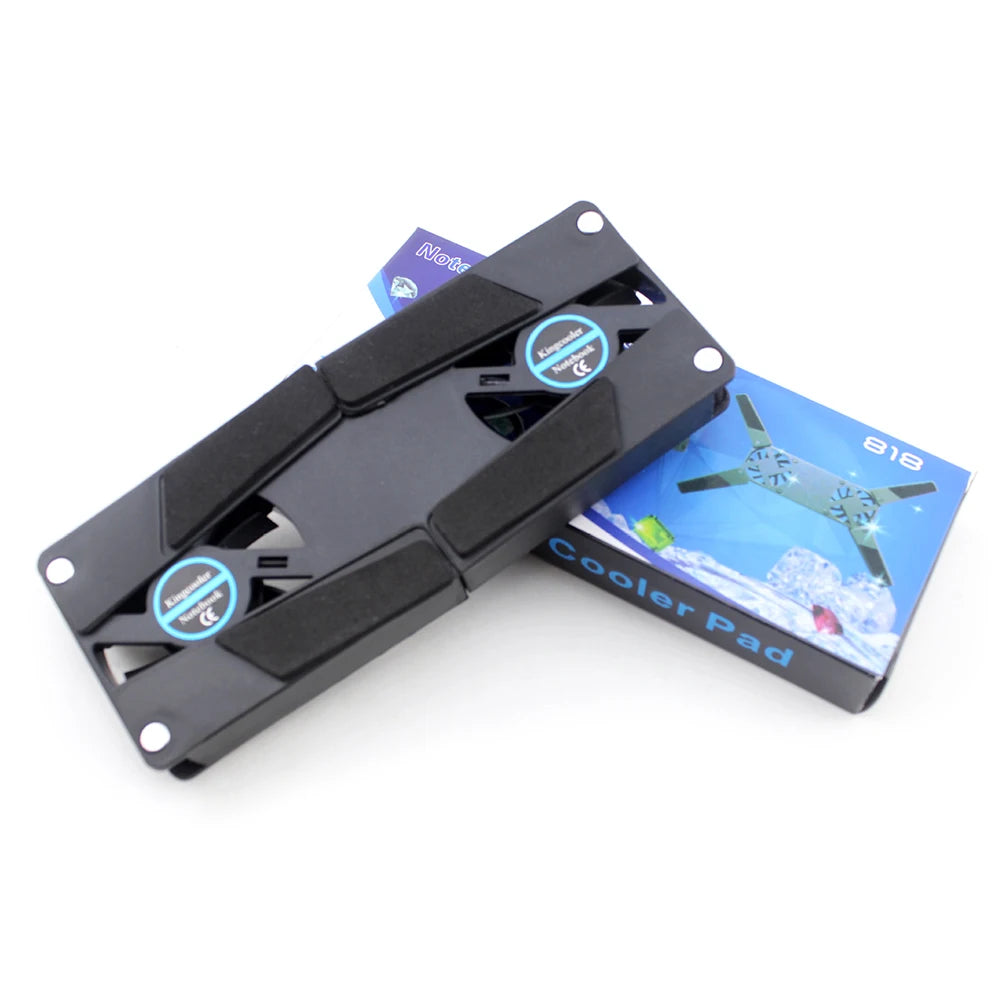 USB Powered Laptop Cooling Pad with Double 60Mm Fans Notebook Cooler Notebook Cooling Pad for Notebook Laptop PC Computer