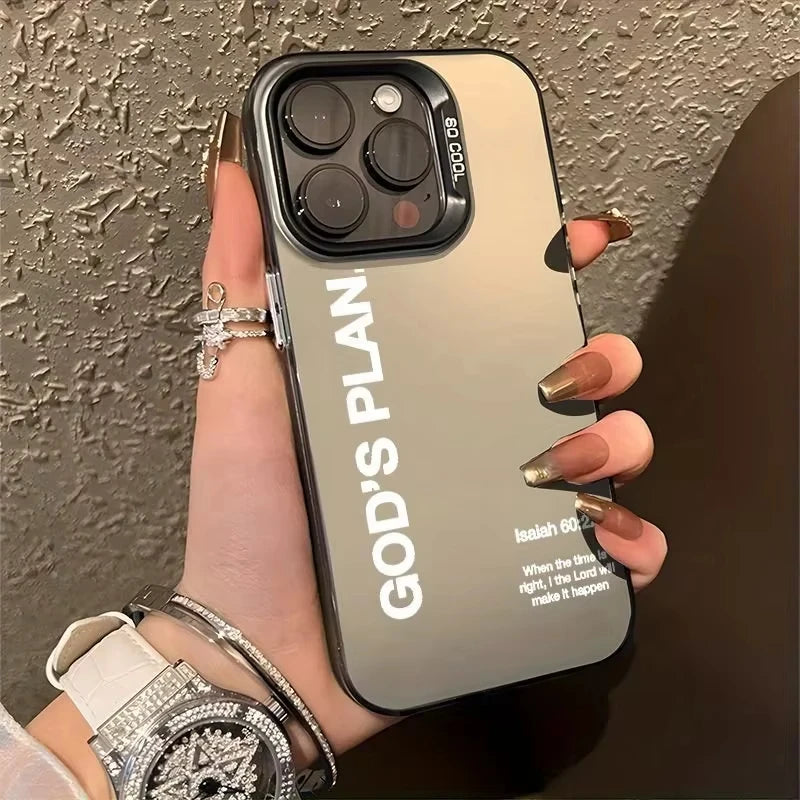 Christian Aesthetic Phone Case for Iphone 16 15 14 13 12 11 Pro Max X XR XS 8 7 plus Mini SE 2020 2022 Mobile Case
