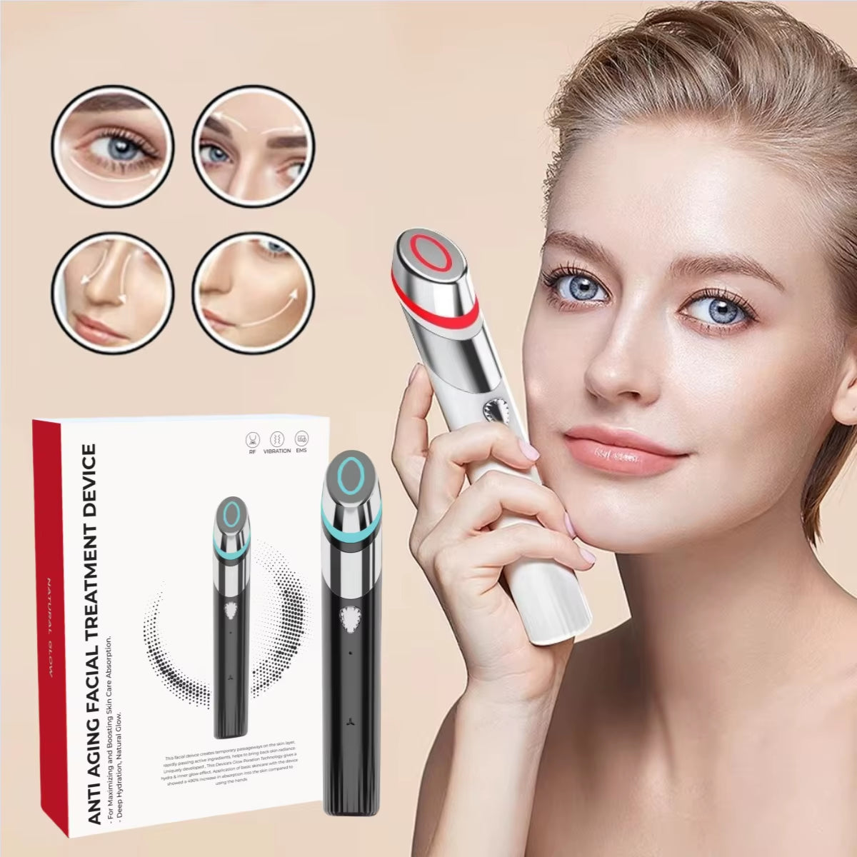 Beauty Face Skin Lifting Device Skin Rejuvenation Facial Whitening Beauty anti Aging Face Massager for Face Neck