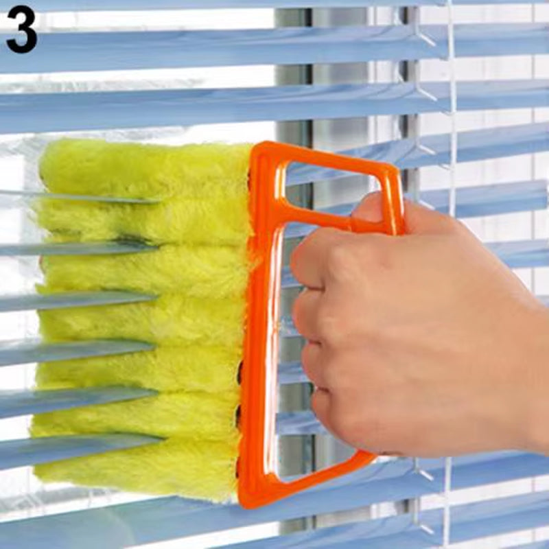 Microfibre Venetian Blind Cleaner Window Conditioner Duster Shutter Clean Brush Washable Venetian Blind Blade Cleaning Cloth