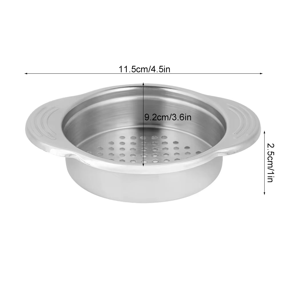 Stainless Steel Food Can Strainer Canned Food Drainer Tuna Can Oil Press Squeezer Kitchen Accessories
