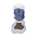 3.8 L Automatic Pet Feeder Dog Cat Drinking Bowl Large Capacity Water Food Holder Dispenser Detachable Feeding Fountain BPA Free