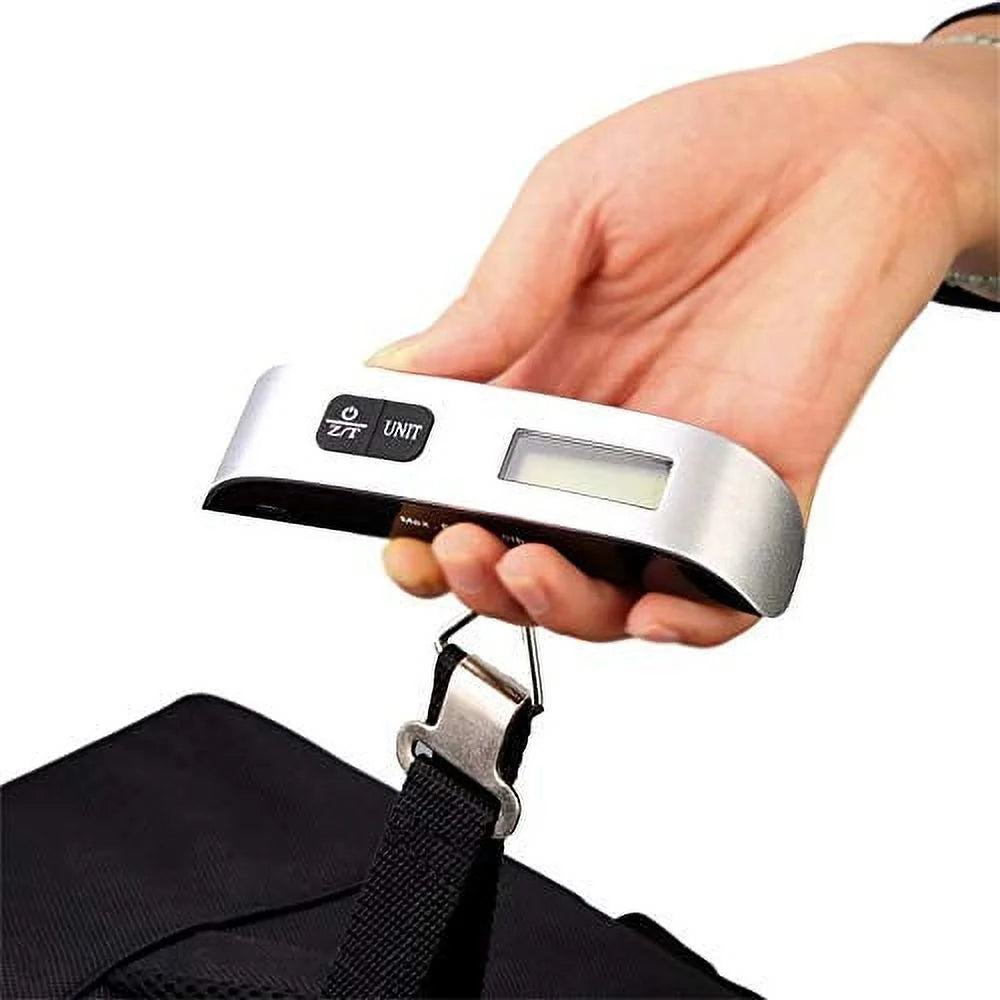 Luggage Digital Mini Scale Travel Baggage Weight Silver