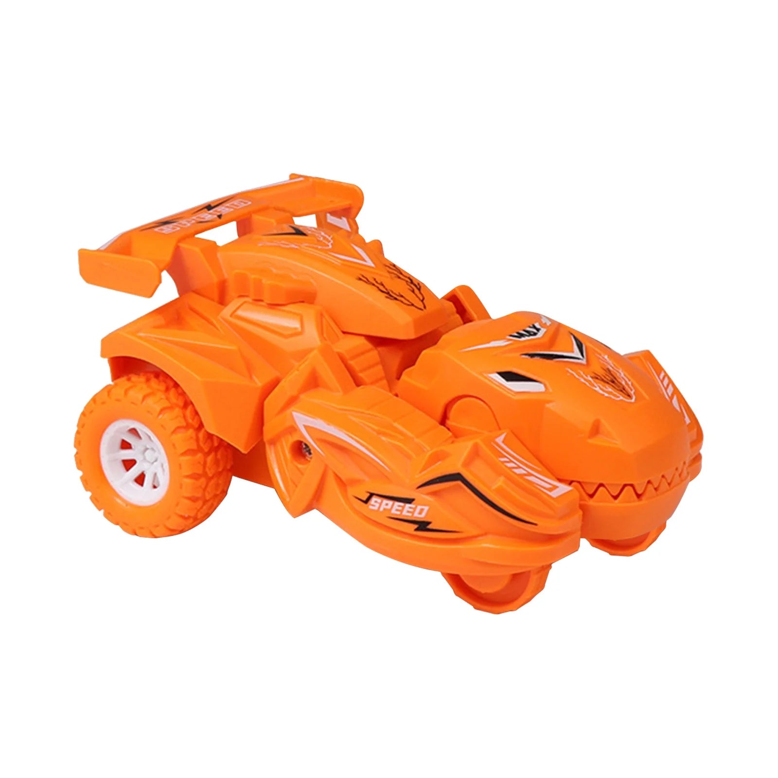 Taotanxi Transforming Dinosaur LED Car Dinosaur Toys for Kids 3-5-7 Pull Back Dino Race Car Toy Cars Christmas Birthday Gifts for Toddlers Boys Girls