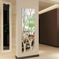 Tree Branches 3D Mirror Wall Sticker, Self Adhesive Acrylic Mirror Art Mural Decals
