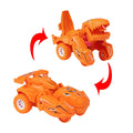 Taotanxi Transforming Dinosaur LED Car Dinosaur Toys for Kids 3-5-7 Pull Back Dino Race Car Toy Cars Christmas Birthday Gifts for Toddlers Boys Girls