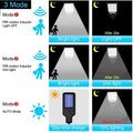 Outdoor LED Lights Waterproof Lights with Motion Sensors and Remote Control Induction Lights for Gardens Terrace Garage Lighting
