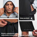 Sauna Suit for Men Sweat Suits Gym Workout Exercise Sauna Jacket Pant Full Body