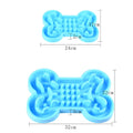 Pet Dog Bowl Healthy Soft Rubber Slow Food Feeder Anti-Slip Anti-Gulping Choke Travel Bowl for Cat Dog Food Feeding Slow Feeder