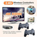 Wireless Controllers Video Game Console, Black