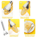 2 Counts Corn Peeler Corn Thresher, Ergonomic Handle, Kitchen Gadget Cutter Tool