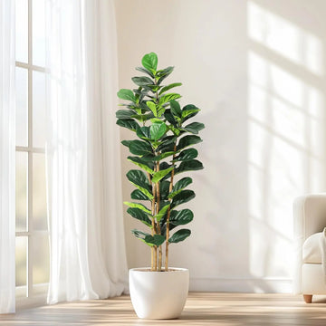 Artificial Fiddle Leaf Fig Tree 5/6/7FT with Pot