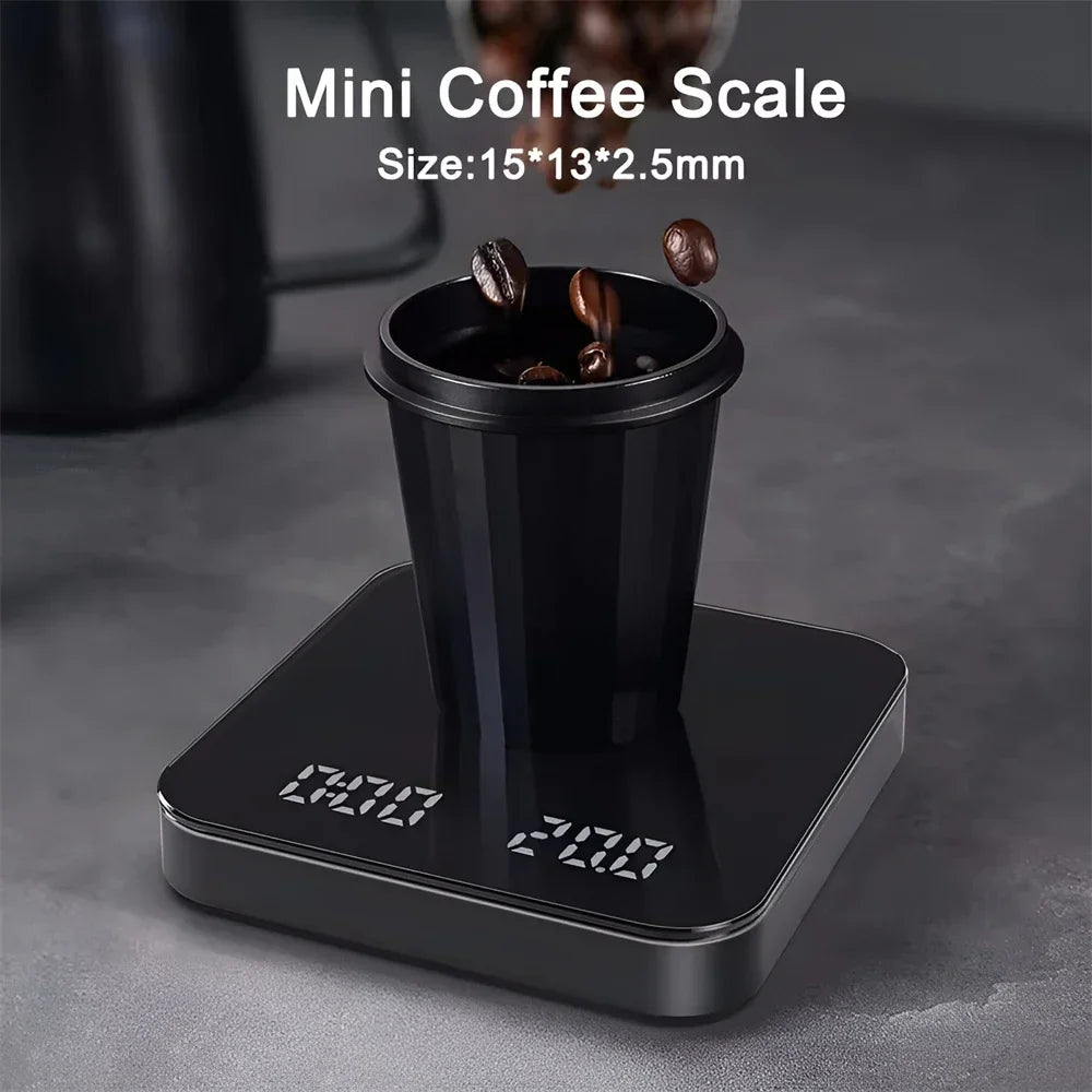 USB Digital Coffee Scale with Timer & Silicone Pad