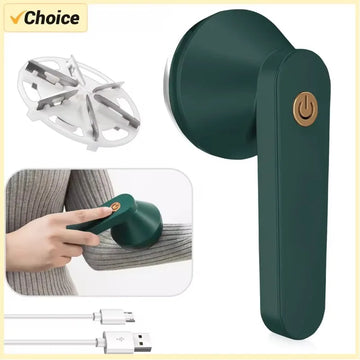 Rechargeable Fabric Shaver Lint Remover | 6-Blade Type-C Charger