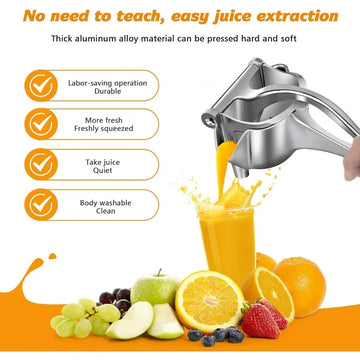 Heavy Duty Manual Citrus Juicer Metal Alloy Squeezer