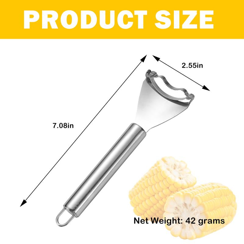 2 Counts Corn Peeler Corn Thresher, Ergonomic Handle, Kitchen Gadget Cutter Tool