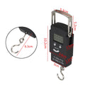 Hanging Digital Weighing Scale Home Tool 50Kg/110Lb LCD Electronic Scale for Fishing Luggage Travel Portable