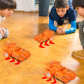 Taotanxi Transforming Dinosaur LED Car Dinosaur Toys for Kids 3-5-7 Pull Back Dino Race Car Toy Cars Christmas Birthday Gifts for Toddlers Boys Girls