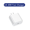 45W USB-C Mobile Phone Charger Plug Fast Charging Plug Mobile Phone Charger Adapter Suitable for Phone Tablet Fast Charging Plug